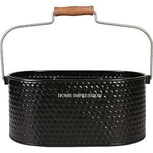 Latest Galvanized Utensils Flatware <b>Cutlery</b> Holder Caddy Tool Good Quality Table Top Caddy Galvanized <b>Stand</b> At wholesale Price - Product Image 5