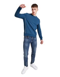 Sweat-shirt à col rond décontracté à manches longues pour homme Sweat-shirt en coton pour homme - Product Image 5