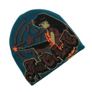 Gorro de punto de lana cálido de lujo lindo personalizado gorros de invierno con logotipo personalizado gorros de calavera de pescador gorro de invierno - Product Image 5