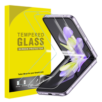 Galaxy Z Flip 5 4 3 2 5G Tpu Privacy X Front Of Clear Protective In Silk Screen Soft Film For samsung Z flip 4 Protecteur d'écran