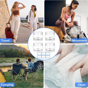 กระปุกพลาสติก PET 200กรัมกระปุกใส่ครีมบำรุงผิวหน้า200กรัมกระปุกใส่ครีมบำรุงรอบดวงตาเครื่องสำอางครีมทาหน้า - Product Image 3