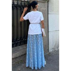 กระโปรงแม็กซี่ชีฟองลูกไม้ 4047 นุ่มสบาย - Product Image 2