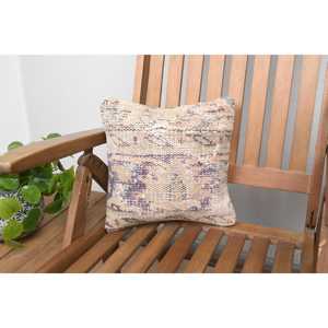 หมอนอิงพิมพ์ลายวินเทจผ้าวูลสีเบจ12X12นิ้วลายวินเทจผ้าโมเสค - Product Image 1