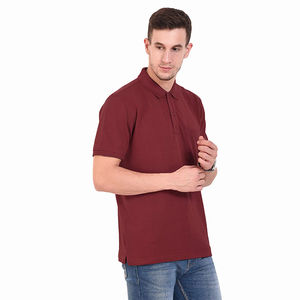 Meilleur design de polos à manches courtes pour hommes en coton léger/polyester à motif solide - Product Image 6