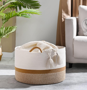 Panier de rangement pour couverture à linge de haute qualité Organisation de la cuisine et utilisation de l'espace Panier de rangement - Product Image 2