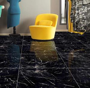 DISEÑO ALTAMENTE RECOMENDADO PARA PISO 800X800mm SUPER NEGRO ALTO BRILLO CON DISEÑO - Product Image 2