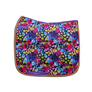 Tapis de selle de cheval en coton à sublimation entièrement personnalisable de qualité supérieure avec doublure en mousse satinée Numnah ou couverture de selle - Product Image 4