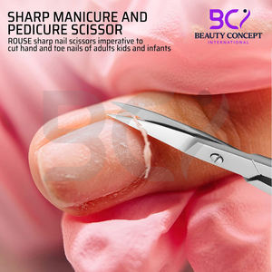 Tijeras para Cutículas de Calidad Profesional con Puntas Finas y Afiladas, Tijeras de Manicura de Acero Inoxidable Premium para un Recorte Limpio y Preciso - Product Image 6