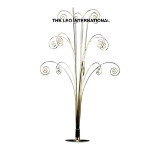 Support de Présentation en Métal Noir Robuste, Style Unique Décoratif, pour Décoration Intérieure et Fêtes, Idéal pour Noël - Product Image 6