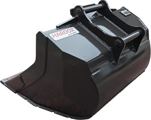 Godet de nivellement QS60 avec côtés inclinés, godet en acier haute résistance résistant à l'usure pour des travaux de finition polyvalents - Product Image 5