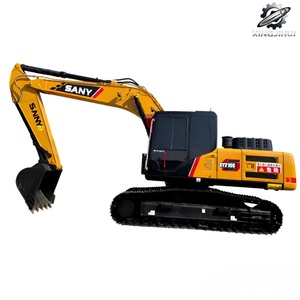 รถขุด Sany SY215C มือสอง น้ำหนัก 21.5 ตัน บุ้งกี๋ 1 ลูกบาศก์เมตร แบรนด์จีนแท้ รถขุดตีนตะขาบขนาดใหญ่สำหรับงานก่อสร้าง ชั่วโมงการใช้งานต่ำ ได้รับการรับรองมาตรฐาน CE - Product Image 1