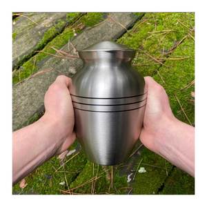 New Look With Reasonable Price Hand <b>Crafted</b> Cremation Urns Funeral <b>Supplies</b> Wholesale Aluminum Urn Cremation With Top Quality - Product Image 5