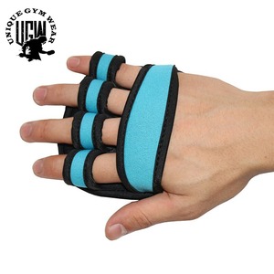 Top Trending New UNIQUE GYM WEAR Custom Made Neoprene Weight Lifting Hand Palm Protection Grip Pads Comprehensive Lightweight - Product Image 3