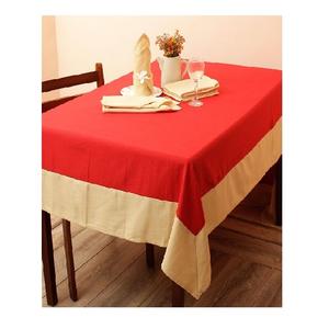 Bonne qualité OEM ODM personnalisé couleur unie imprimé fleur forme Rectangle pour la famille restaurant nappe couverture exportateurs indiens - Product Image 1