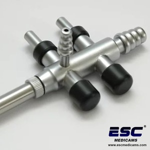 Cánula de riego por succión laparoscópica, instrumento de mano para cirugía endoscópica, Control de trompeta para laparoscopia quirúrgica - Product Image 1