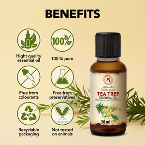 Aromatika Huile Essentielle d'Arbre à Thé 100% Pure Non Diluée 50ml Distillée à la Vapeur Aromathérapie Naturelle Parfum Frais Terrestre pour Tous Types de Peau - Product Image 2
