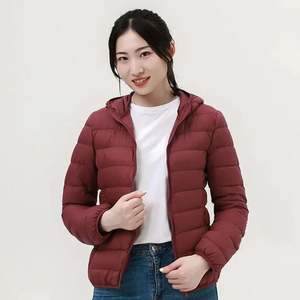 Chaqueta acolchada con capucha reversible unisex, colección de invierno de tela de lona transpirable, de talla grande personalizada, con cremallera, diseño de Color sólido - Product Image 1