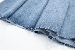 Faldas largas anchas de mezclilla de alta calidad para mujer, Faldas vaqueras con forma, faldas de algodón de Color sólido hechas en Pakistán - Product Image 5