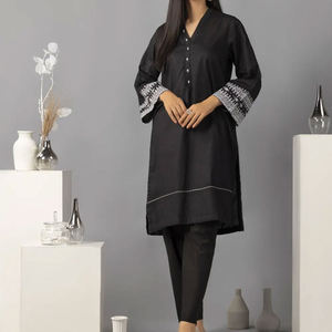 Kameez Kurtis Pakistaní de Alta Calidad, Nuevo, Manga Larga, Estilo Casual, Hecho en Pakistán, Logotipo y Colores Personalizados, Servicio OEM - Product Image 4