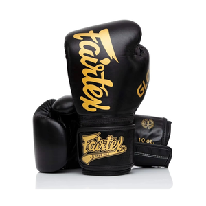 Giá bán buôn chất lượng hàng đầu gốc Fairtex Găng tay đấm bốc chuyên nghiệp đầy đủ đỉnh phạm vi trong màu đen vàng. Lựa chọn nhà vô địch - Product Image 3