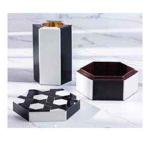 Ensemble de brûleur de boîte à encens moderne avec incrustation de nacre pour la maison et l'hôtel, encensoir arabe Mop Mubkhar multifonctionnel, cadeau de Ramadan - Product Image 6