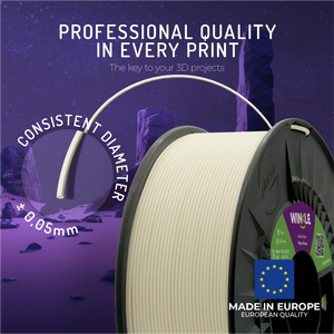 Filamento Luminoso WINKLE PLA HD, Fosforescente, 1.75mm, 1kg, para Impresora 3D FDM, Brilla en la Oscuridad, Fácil de Imprimir, Calidad Europea, Hecho en España - Product Image 3