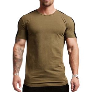 Camiseta de Hombre de Lujo 100% Algodón, Camiseta Informal de Alta Calidad, Personalizable con Logotipo, Etiqueta Privada, Camiseta de Manga Corta para Hombre, Venta al Por Mayor - Product Image 2