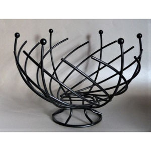 Corbeille à fruits de table au design antique, en fil de cuivre de qualité supérieure, couleur or rose, pour ustensiles de cuisine - Product Image 3