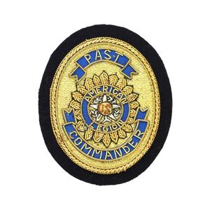 High Quality Custom Embroidered Security Patches Crest Emblem <b>Badges</b> with Bullion Wire for Uniform Accessory Magnet Attachments - Product Image 5