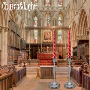 Portavelas clásico de Navidad con relámpago para Decoración de mesa más vendido, juego de última llegada de 2 tarros de velas únicos, precio barato - Product Image 6