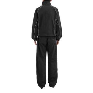 Ropa de calle cortavientos chándal de alta calidad diseño de logotipo personalizado 100% poliéster conjunto de dos piezas chándal transpirable para hombres - Product Image 2