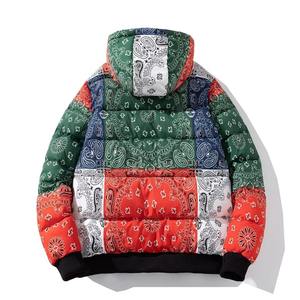 Nouveau design de pardessus chaud d'hiver avec col montant avec capuche Veste bouffante pour hommes Veste bouffante élégante avec logo personnalisé - Product Image 3