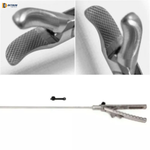 <b>Needle</b> Holder Curved Jaw Laparoscopy Laparoscopic Instruments Surgery Kit Surgical Scissor the Basis of Surgical Instruments - Product Image 4