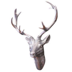 Premium Art Animal Cerf Or Fini Mur Monté Sculpture Élégant Pour La Maison Bureau Décor De Table Utilisation Dans Le Prix De Gros - Product Image 3