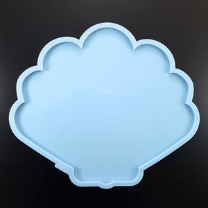 Plateau en résine Unique ancien ensemble plateau en résine moule livré avec moules sous-verre et poignées en argent bricolage décoration de la maison - Product Image 3