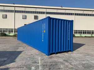 Conteneur maritime sec bleu de 20 pieds, conteneur de fret d'occasion, conteneur de fret pour le commerce extérieur, personnalisé - Product Image 1