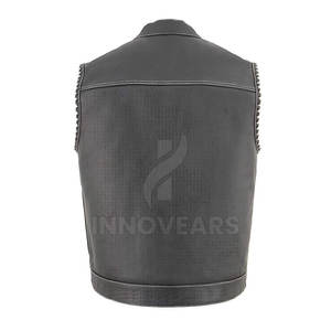 Veste en laine d'hiver respirante pour hommes Vêtements décontractés Gilet en cuir avec remplissage en coton à un prix raisonnable - Product Image 2