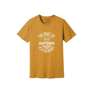 Camiseta informal de algodón 100% con impresión de temas de Buda en 3D, 12 opciones de color, 160-180, colocación de diseño personalizable GSM pesado - Product Image 1