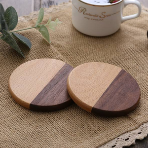 Sous-verres carrés en bois faits à la main, style contemporain, écologiques, pour la cuisine, bon prix, provenance Inde, Saniya Handicraft - Product Image 5
