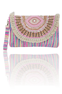 Sacs fourre-tout bohèmes en viscose de haute qualité et durables, sacs à main pour femmes, broderie artisanale, fermeture éclair, légers, taille personnalisée, doublure en coton - Product Image 4