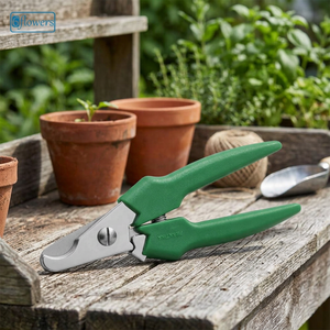 Cortauñas de Acero Inoxidable para Mascotas con Cubierta de Plástico Verde con Diseño de Flores Seis Flores/Six Flowers OEM SFN # 64 - Product Image 4