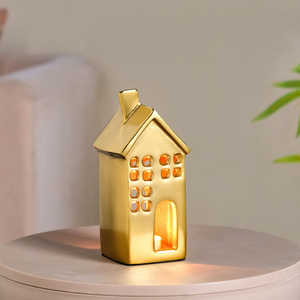 Portavelas de Latón de Lujo Chapado en Oro para Decoración del Hogar, Bodas, Navidad - Product Image 3