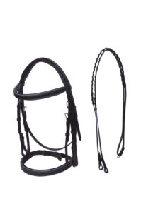 Horse Leather Bridle <b>Dressage</b> and Snaffle Bridle Customized As Per Requirement with logo Embossed and Low Order Quantity - Product Image 3