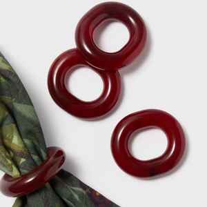 แหวนรองผ้าเช็ดปากเรซิ่นงานศิลป์ มีทุกสี แหวนรองผ้าเช็ดปากดีไซน์สร้างสรรค์สำหรับการจัดโต๊ะที่มีสไตล์ - Product Image 3