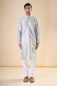 Wedding Collection Pure Silk With Pintex Work <b>Men</b> <b>Kurta</b> <b>Pajama</b> Manufacturer And Supplier At Lowest Rate - Product Image 4