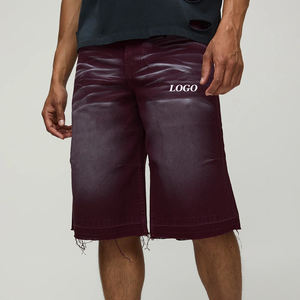 Pantalones Cortos Casuales de Tejido Resistente con Cierre de Cremallera y Botón, Corte Regular / Precio al por Mayor, Material Ajustable para Hombre, Mezcla de Algodón - Product Image 1