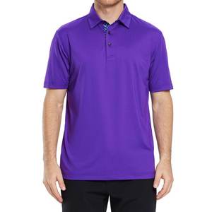 Polo informal de negocios para hombre, camisetas de manga corta en blanco lisas negras, camiseta de Golf deportiva con logotipo bordado con impresión personalizada - Product Image 1