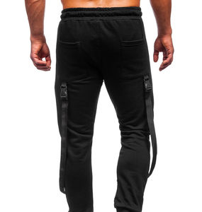 Pantalones Cargo personalizados de alta calidad para hombre, ropa de calle holgada de punto de colores sólidos, estilo informal, uso al aire libre, servicio OEM, nueva moda - Product Image 4
