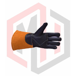 Gants de soudage professionnels avec paume résistante à l'abrasion et ajustement ergonomique - Product Image 3