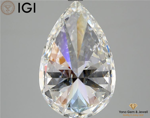 Diamante Cultivado en Laboratorio CVD de Alta Calidad, Corte Pera de 5.01 Quilates, Color G, Claridad VVS2, con Certificado IGI para Joyería Personalizada - Product Image 5